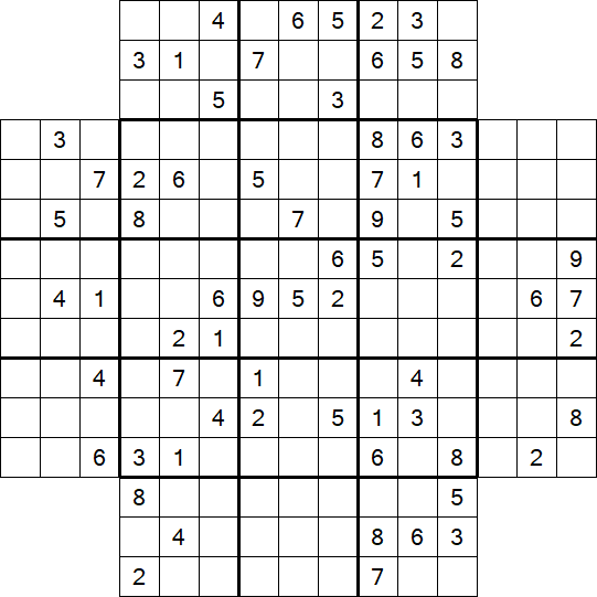Flower Sudoku - Difficile
