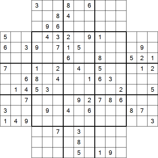 Flower Sudoku - Difficile