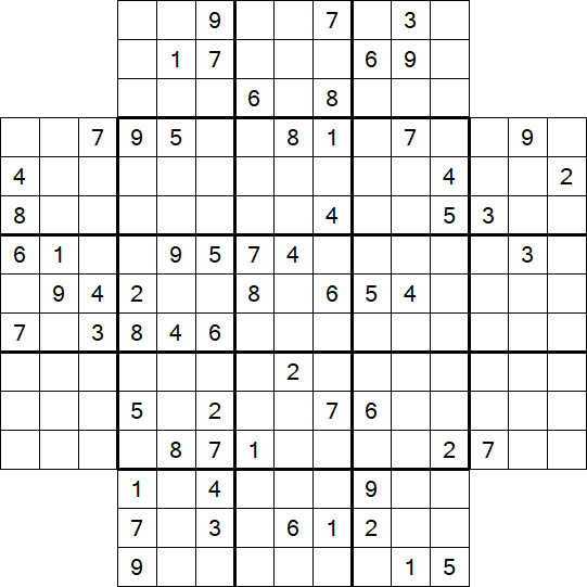 Flower Sudoku - Difficile