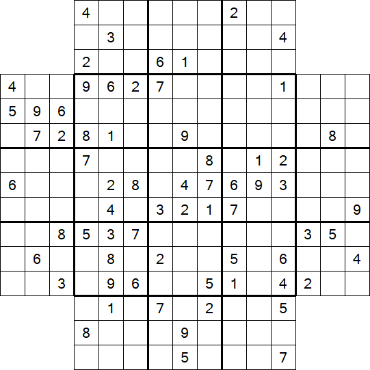 Flower Sudoku - Difficile