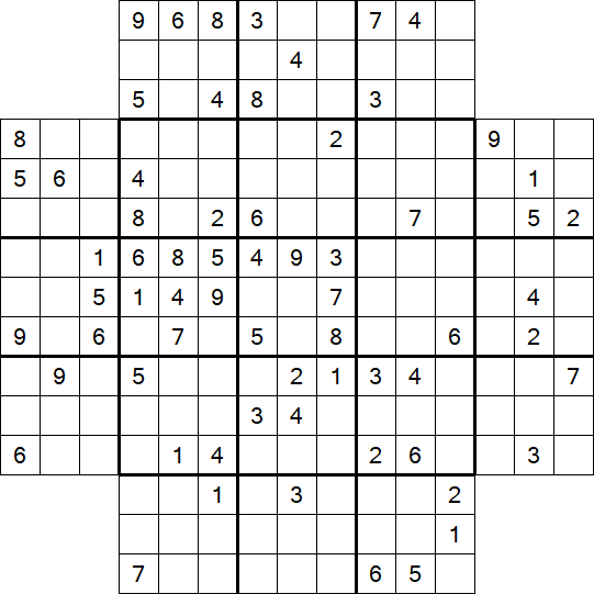Flower Sudoku - Difficile