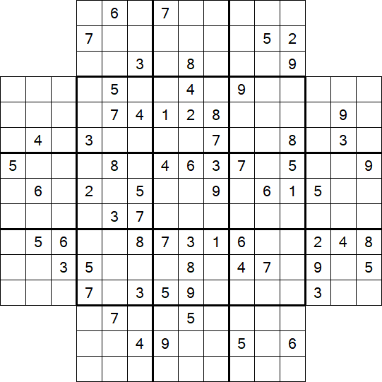Flower Sudoku - Difficile