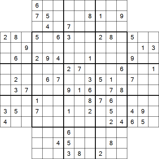 Flower Sudoku - Difficile