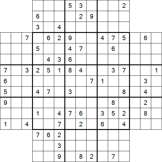 Flower Sudoku - Difficile