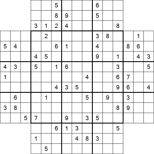 Flower Sudoku - Difficile