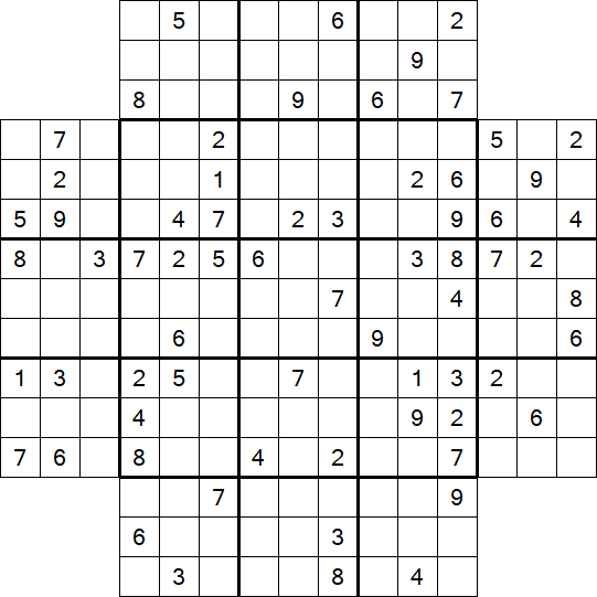 Flower Sudoku - Difficile