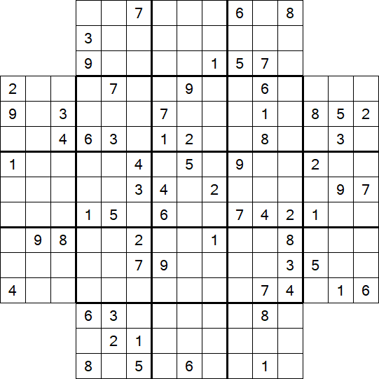 Flower Sudoku - Difficile