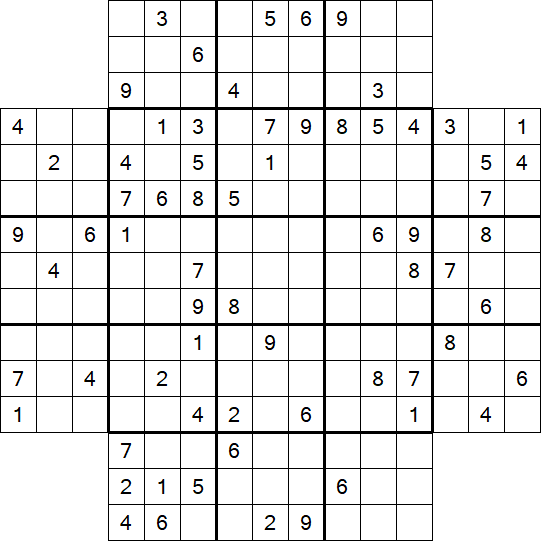 Flower Sudoku - Difficile