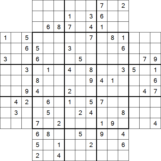 Flower Sudoku - Difficile