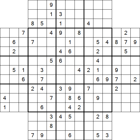 Flower Sudoku - Difficile