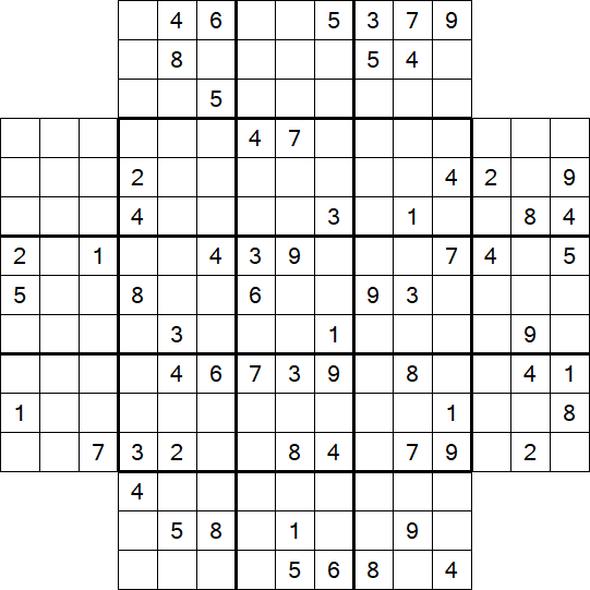 Flower Sudoku - Difficile