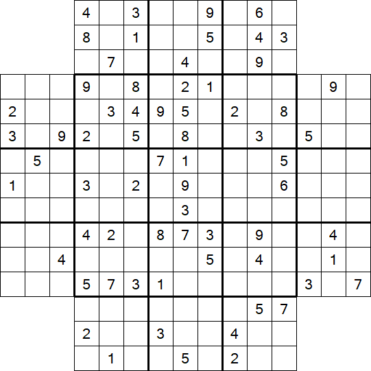 Flower Sudoku - Difficile