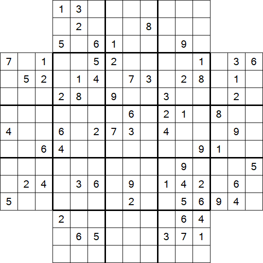 Flower Sudoku - Difficile