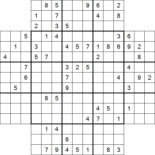 Flower Sudoku - Difficile