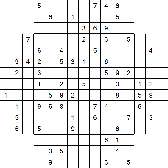 Flower Sudoku - Difficile