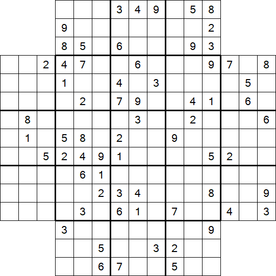 Flower Sudoku - Difficile