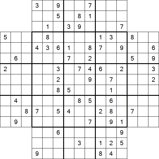 Flower Sudoku - Difficile