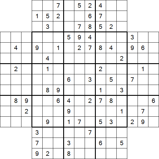 Flower Sudoku - Difficile