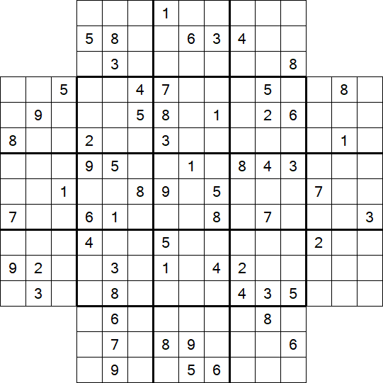 Flower Sudoku - Difficile
