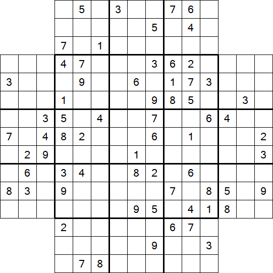 Flower Sudoku - Difficile