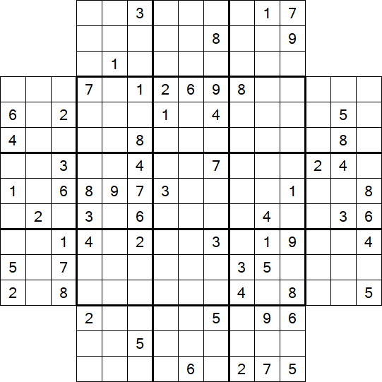 Flower Sudoku - Difficile