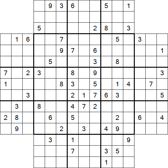 Flower Sudoku - Difficile