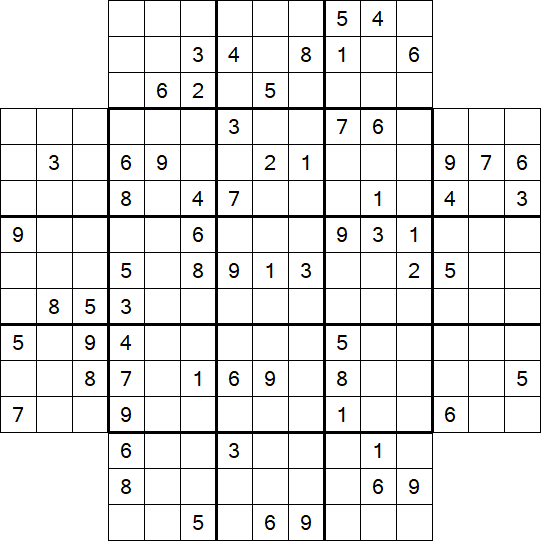 Flower Sudoku - Difficile