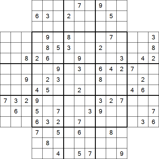 Flower Sudoku - Difficile