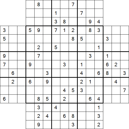 Flower Sudoku - Difficile
