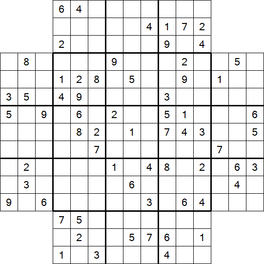 Flower Sudoku - Difficile