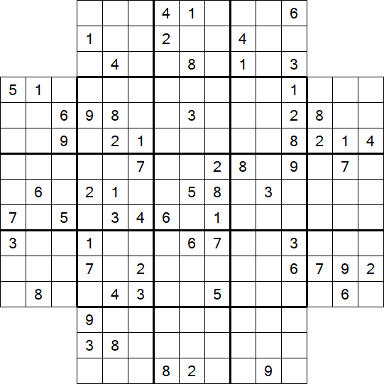Flower Sudoku - Difficile