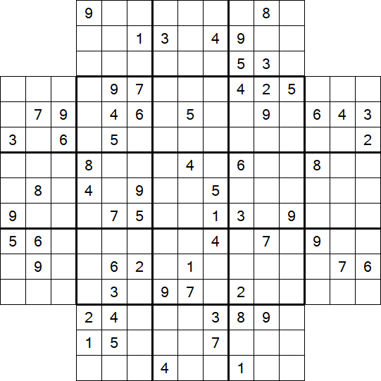 Flower Sudoku - Difficile