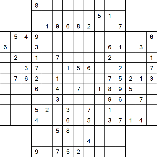 Flower Sudoku - Difficile