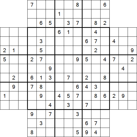 Flower Sudoku - Difficile