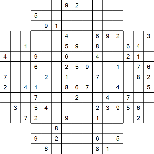 Flower Sudoku - Difficile