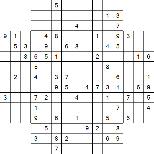 Flower Sudoku - Difficile