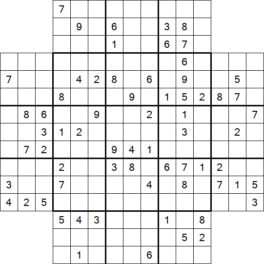 Flower Sudoku - Difficile