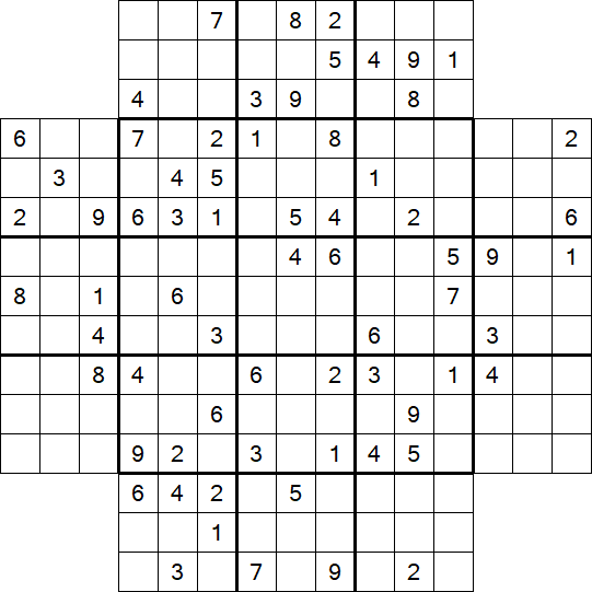 Flower Sudoku - Difficile