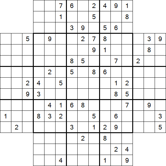 Flower Sudoku - Difficile