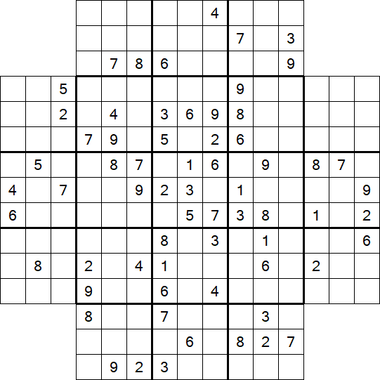 Flower Sudoku - Difficile