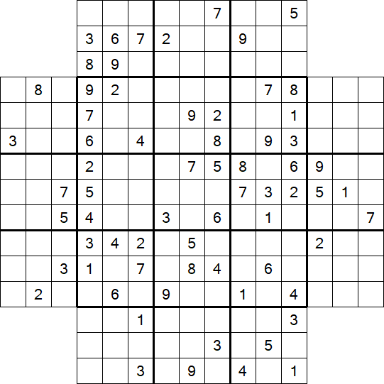 Flower Sudoku - Difficile