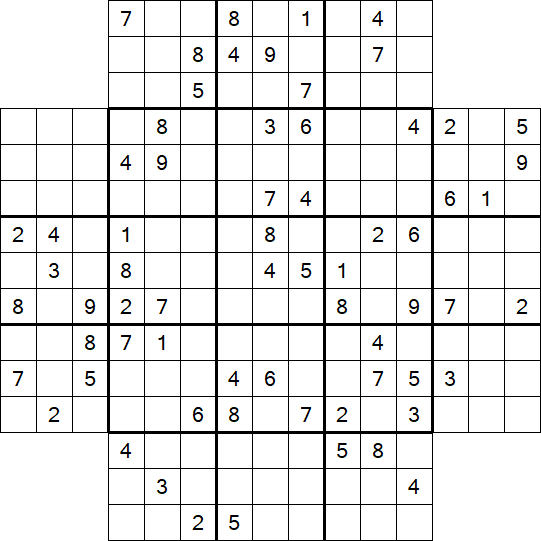 Flower Sudoku - Difficile