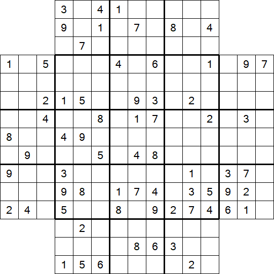 Flower Sudoku - Difficile