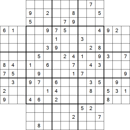 Flower Sudoku - Difficile