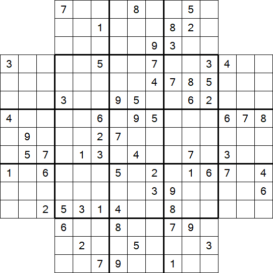 Flower Sudoku - Difficile