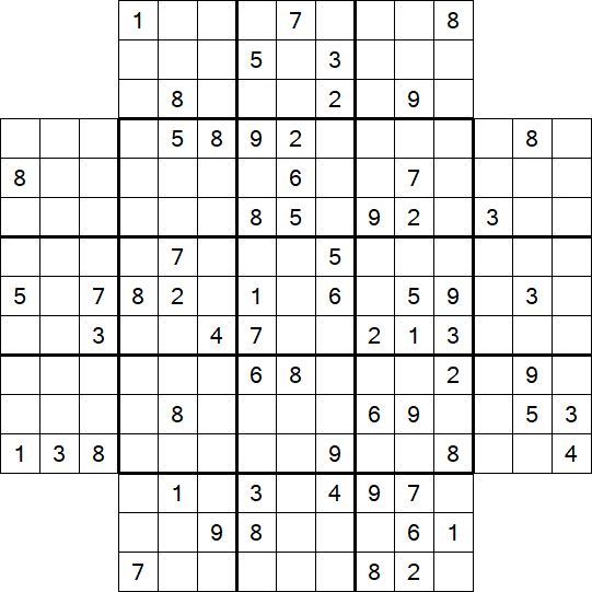 Flower Sudoku - Difficile