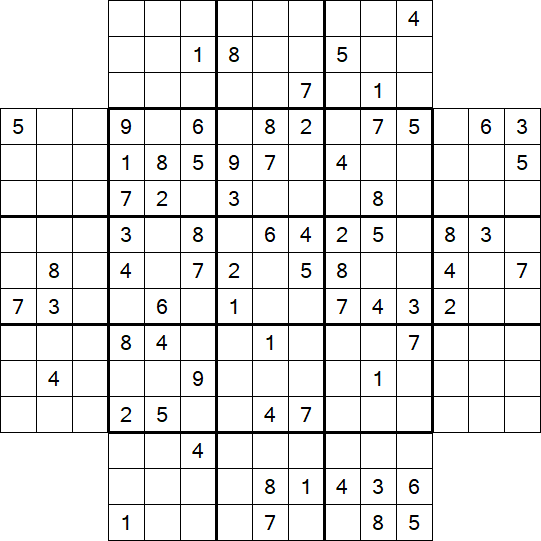 Flower Sudoku - Difficile