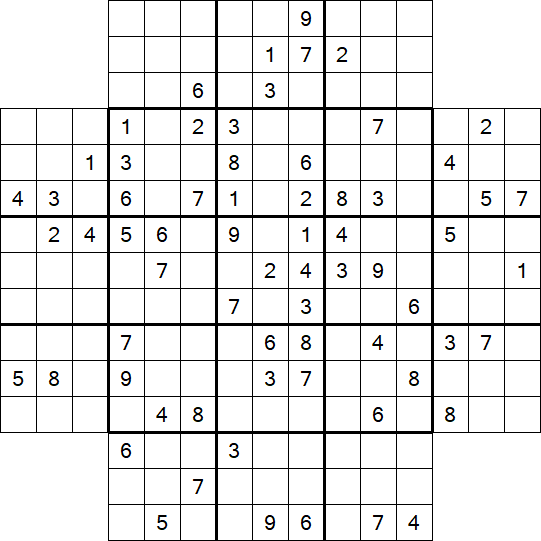Flower Sudoku - Difficile