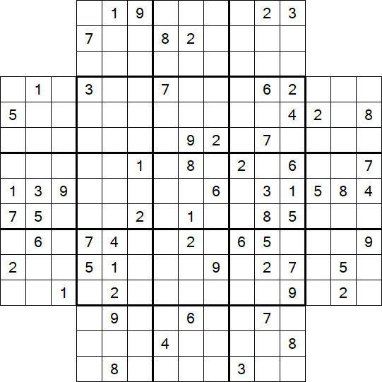 Flower Sudoku - Difficile
