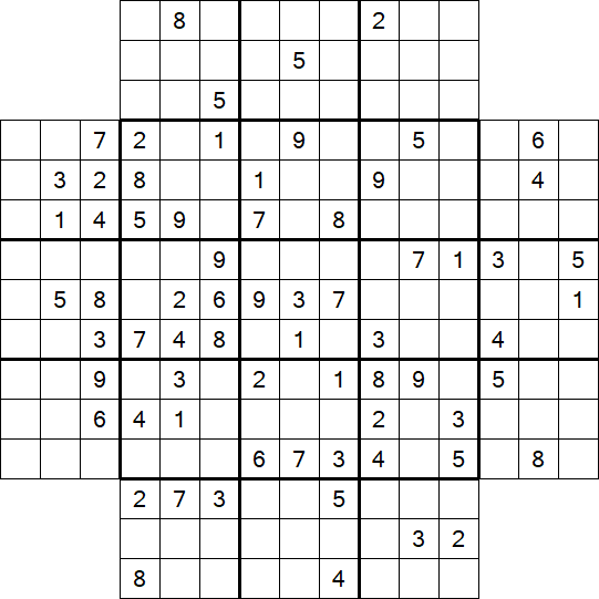 Flower Sudoku - Difficile